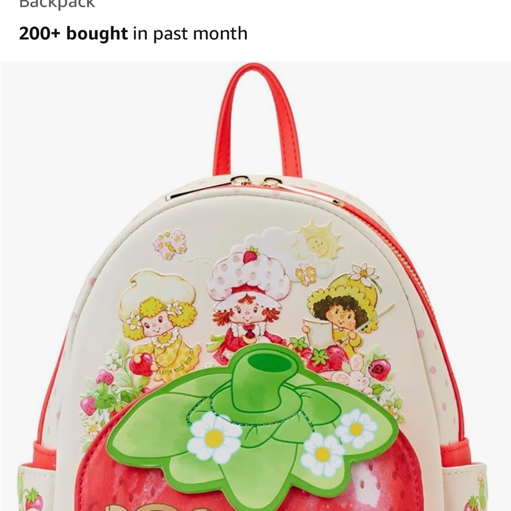 NWT! Loungefly Strawberry Shortcake Strawberry House
Scented Mini Backpack - Picture 8 of 14